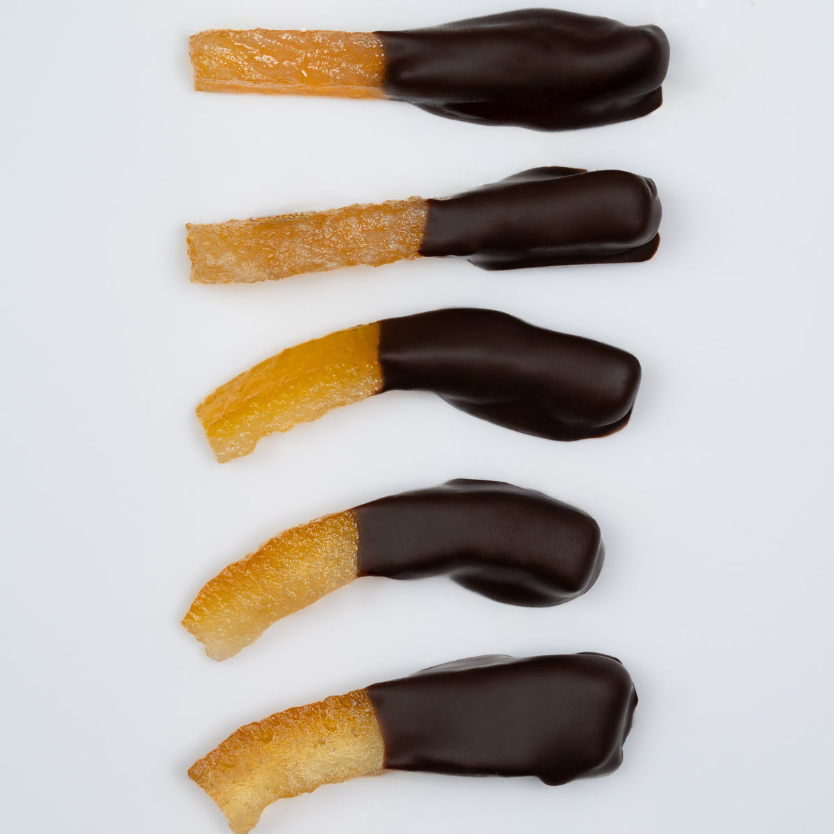 Chocolate covered orange peels