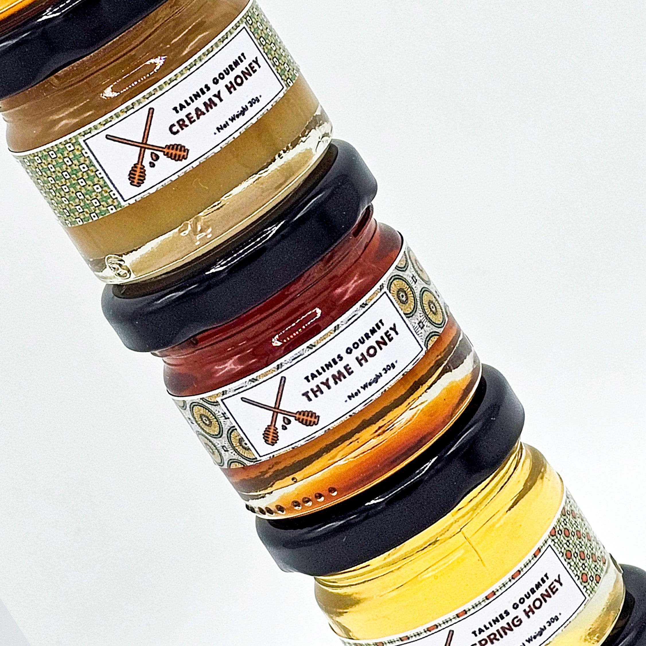 Mini Honey Lovers Assortment - 5 Flavors, 30g Each