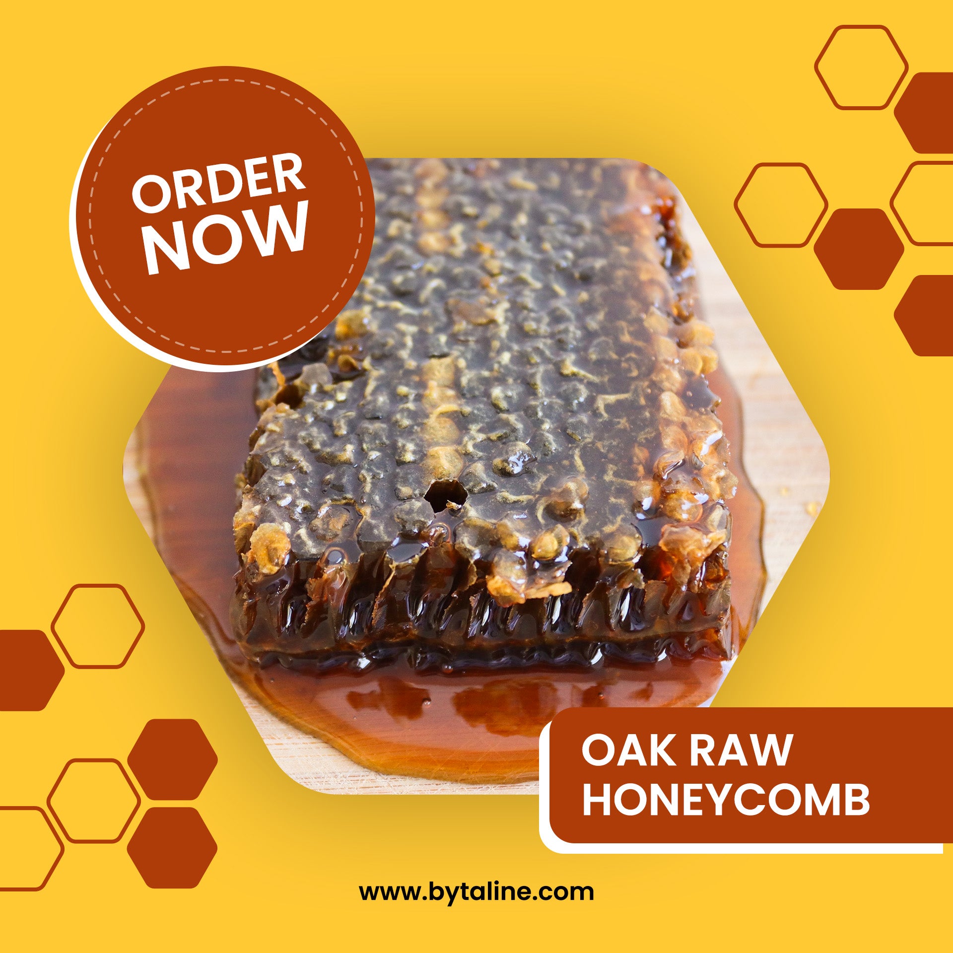 Lebanese Raw Oak Honeycomb